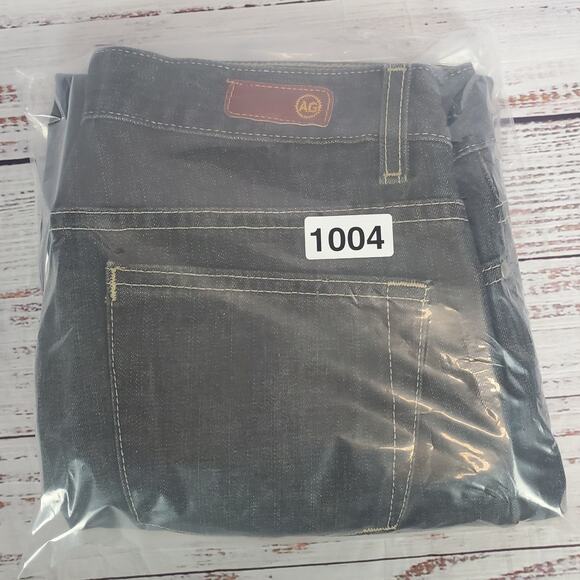 AG Adriano Goldschmied Black Jeans Sz 28 The Gemini Straight Y2K Low Rise Retro - Picture 12 of 12